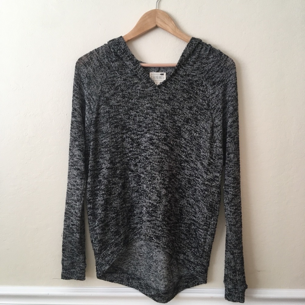 LA Hearts Grey Heather Pullover Hoodie